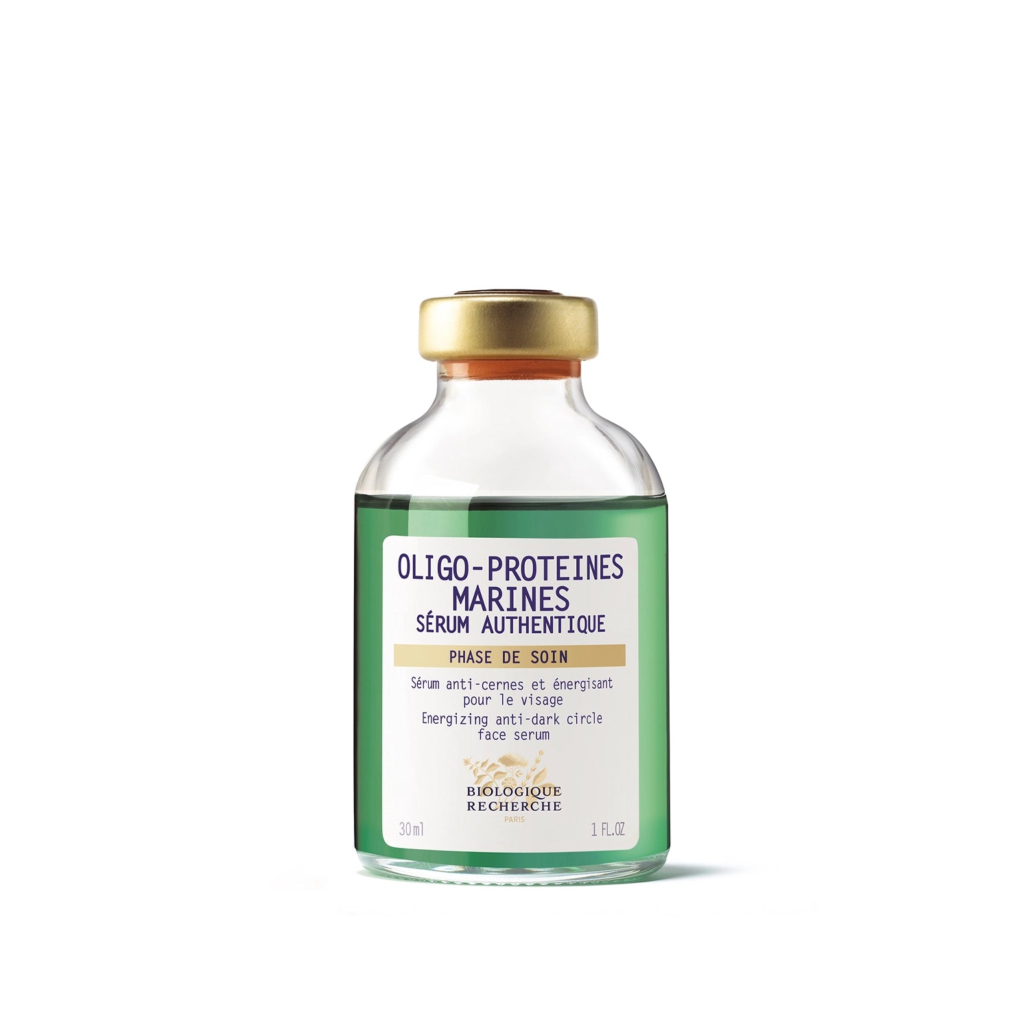 Biologique Recherche - Oligo-Protéines Marines Sérum authentique, 30ml. Sérum anti-cernes et énergisant pour le visage.