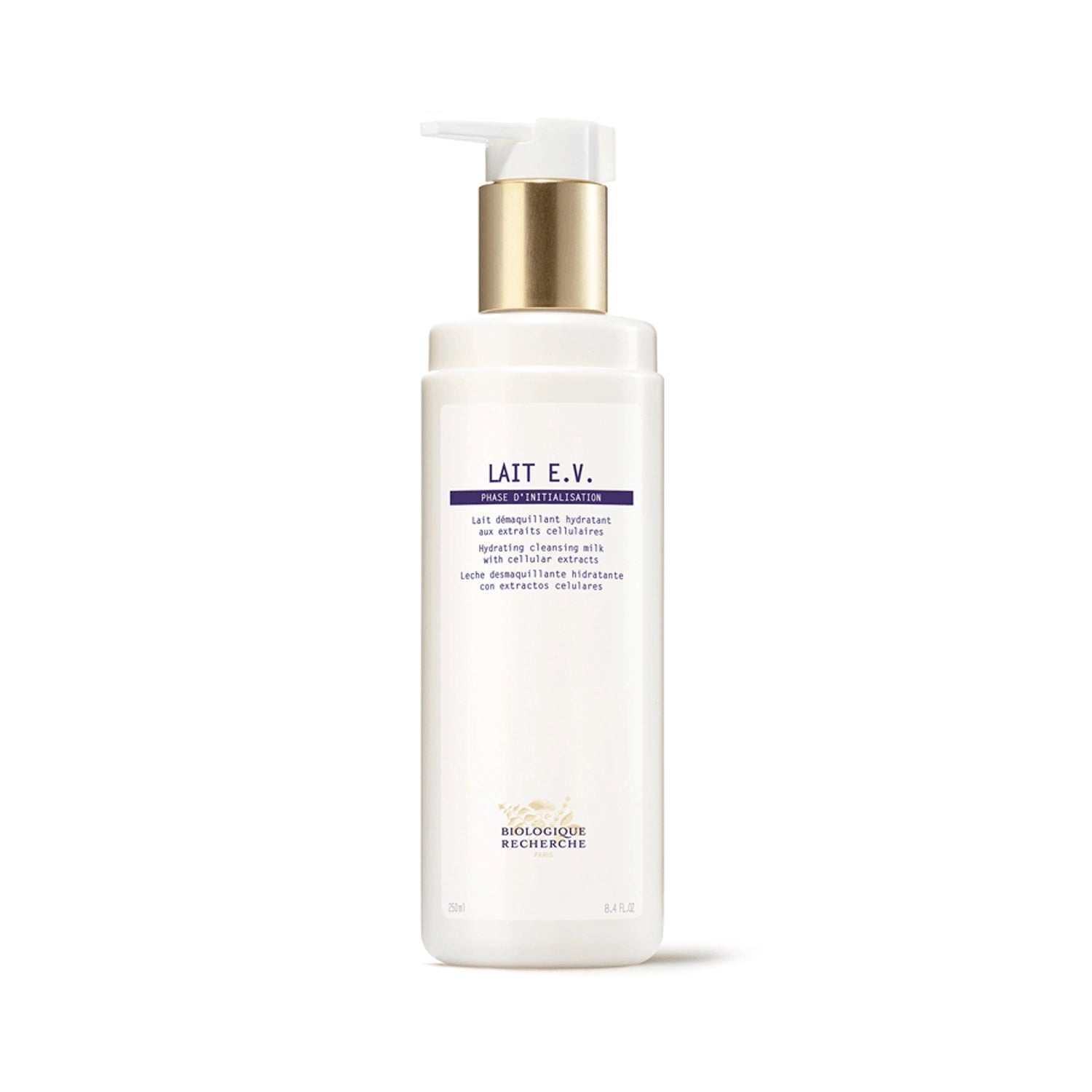 Biologique Recherche - Lait E.V., 150ml. Lait démaquillant hydratant aux extraits cellulaires.