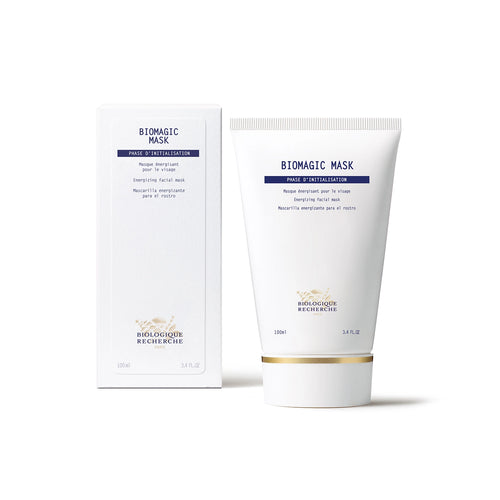 Biomagic Mask, masque énergisant pour le visage par Biologique Recherche et son emballage.