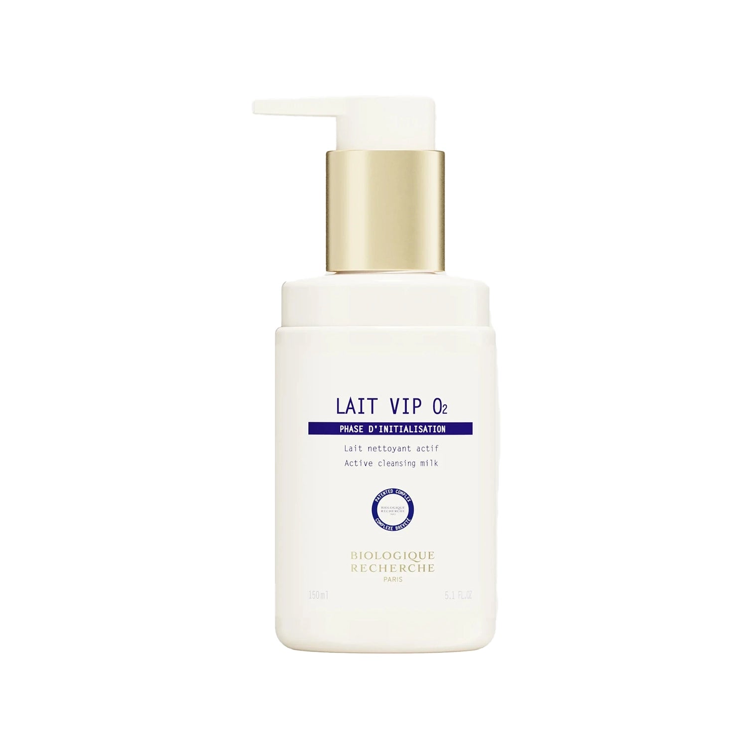 Lait VIP O2, lait nettoyant actif par Biologique Recherche.