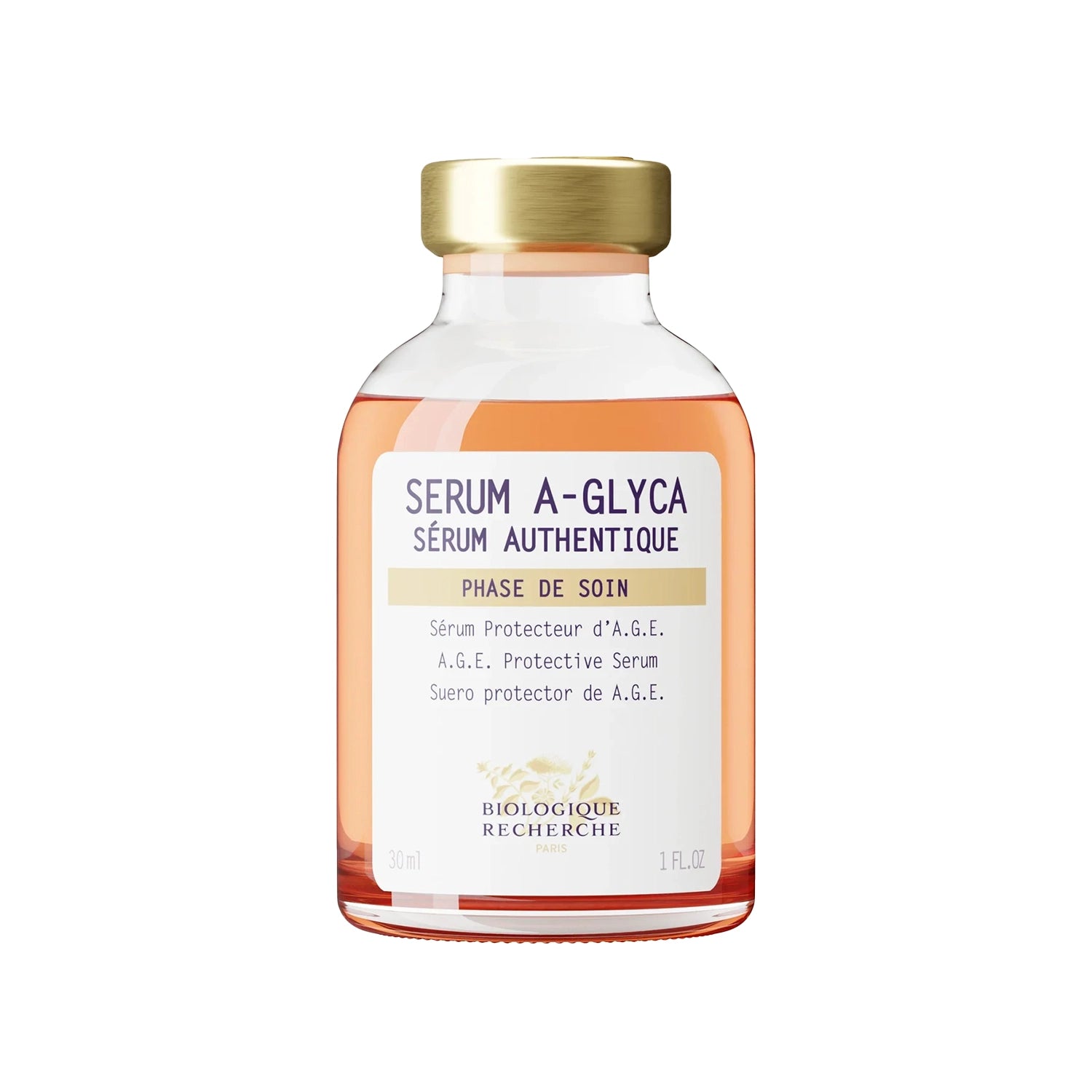 Serum authentique Serum A-Glyca, sérum protecteur d'A.G.E par Biologique Recherche