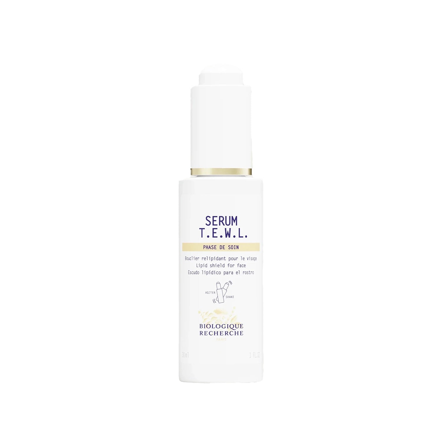 Serum T.E.W.L, bouclier relipidant pour le visage par Biologique Recherche. 