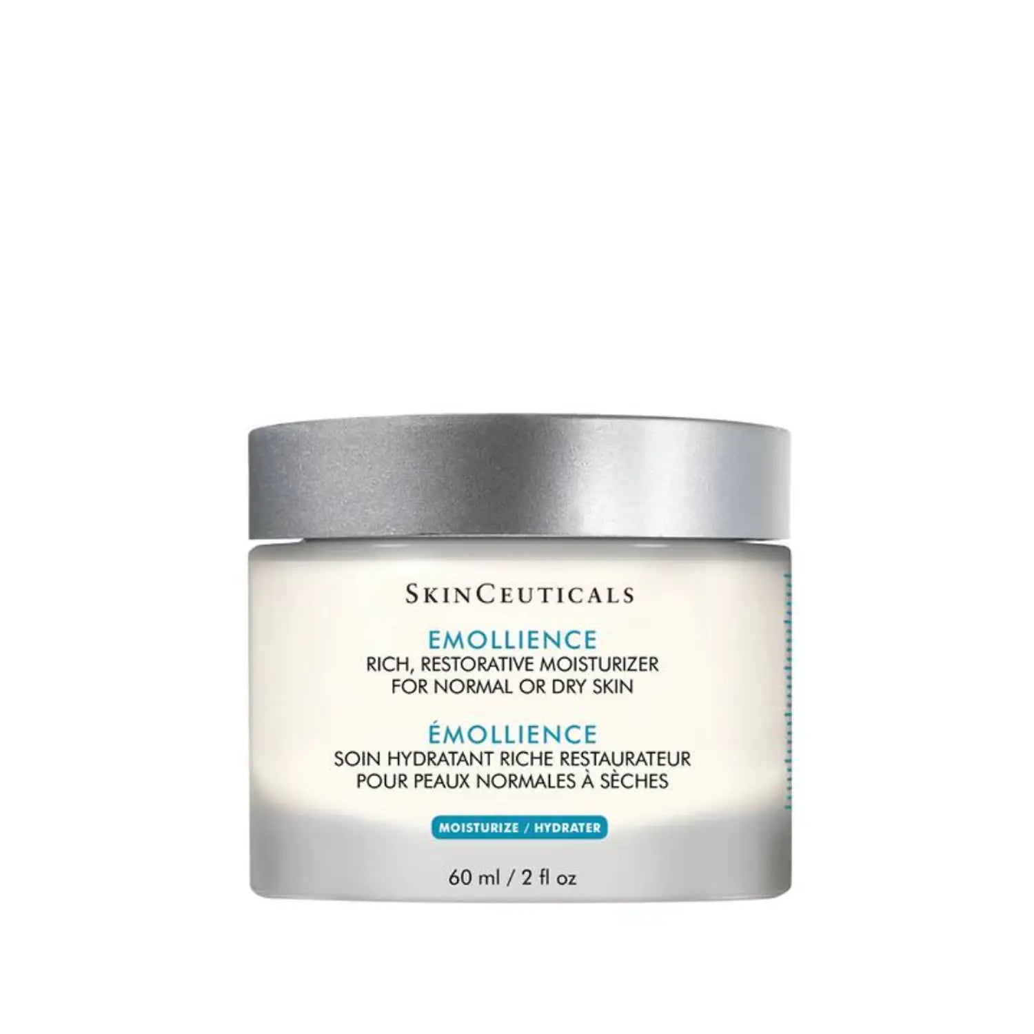 SkinCeuticals - Émollience, 60ml. Soin hydratant riche restaurateur pour peaux normales à sèches.