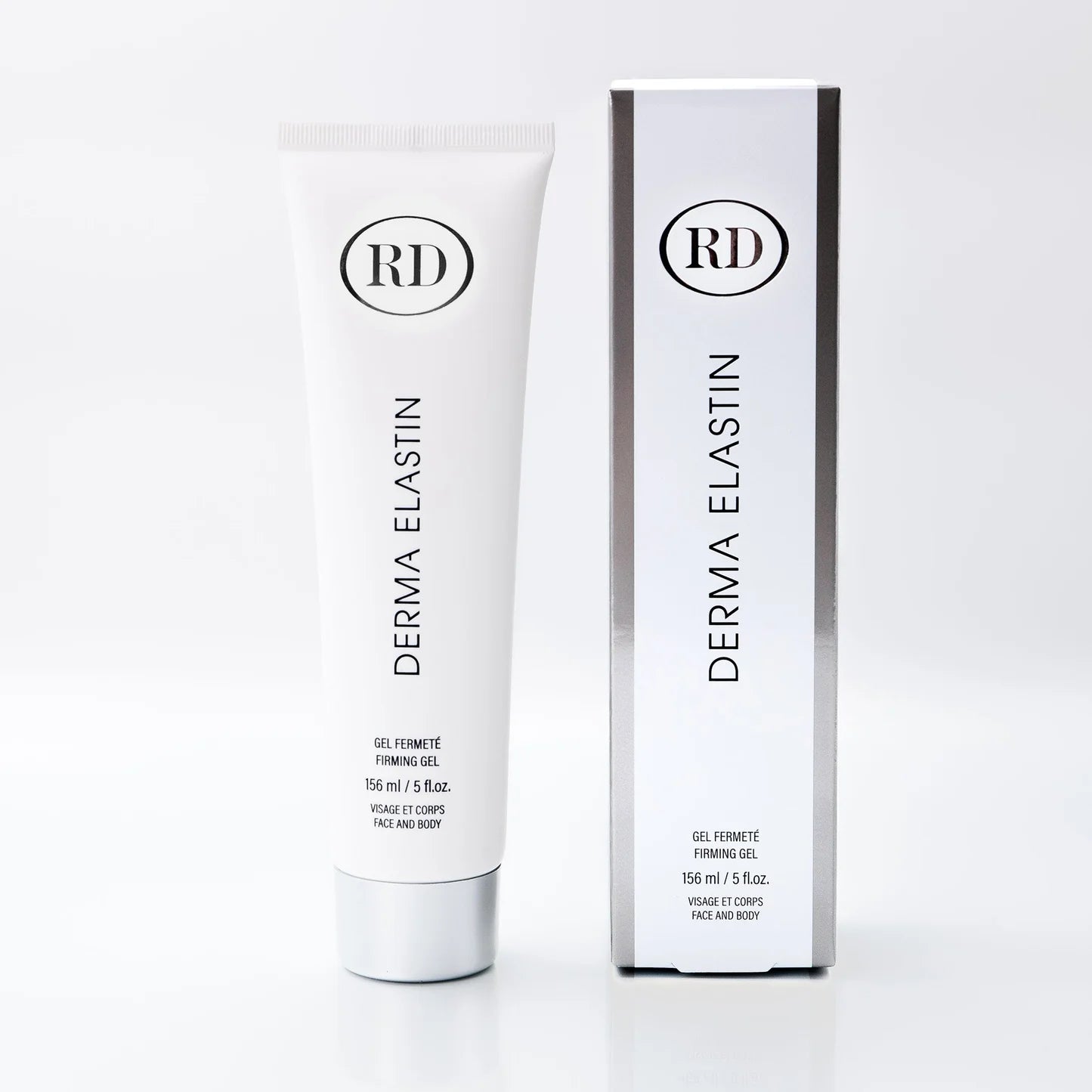 Tube de crème derma elastin RD de gel fermeté 60ml Visage et corps 